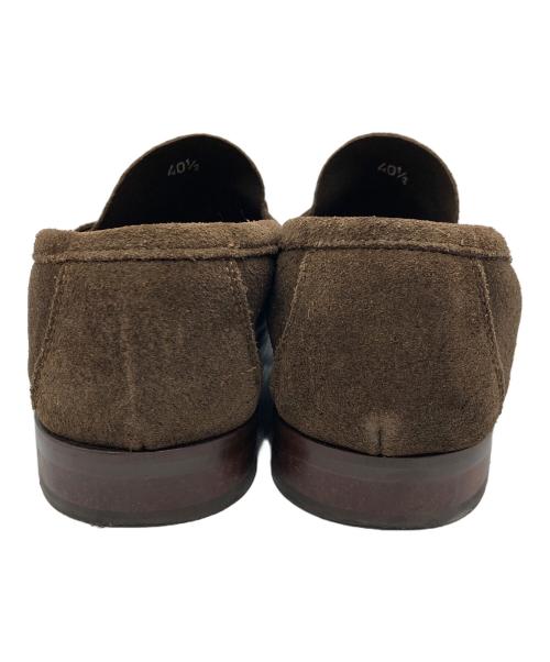 IL MOCASSINO（イルモカシーノ）il mocassino (イルモカシーノ) スエードビットローファー ブラウン サイズ:40 1/2の古着・服飾アイテム