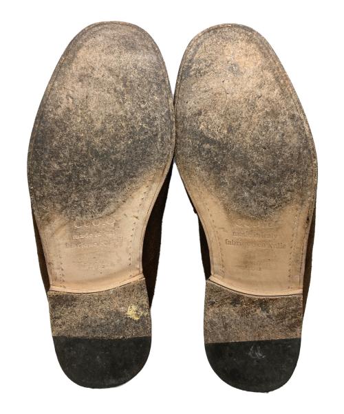 IL MOCASSINO（イルモカシーノ）il mocassino (イルモカシーノ) スエードビットローファー ブラウン サイズ:40 1/2の古着・服飾アイテム