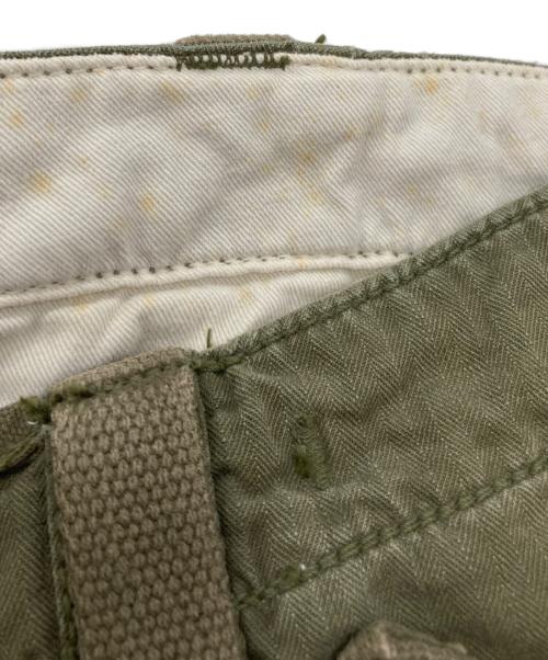 POLO RALPH LAUREN（ポロ・ラルフローレン）POLO RALPH LAUREN (ポロ・ラルフローレン) 【古着】ヘリンボーンツイルカーゴパンツ オリーブ サイズ:35 未使用品の古着・服飾アイテム