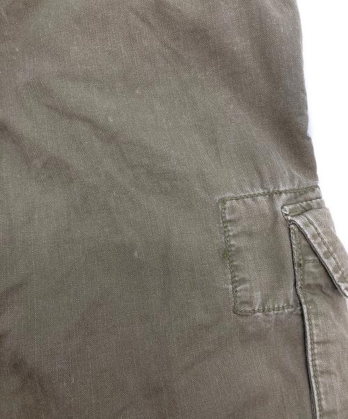 POLO RALPH LAUREN（ポロ・ラルフローレン）POLO RALPH LAUREN (ポロ・ラルフローレン) 【古着】ヘリンボーンツイルカーゴパンツ オリーブ サイズ:35 未使用品の古着・服飾アイテム