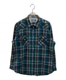 PENDLETON（ペンドルトン）の古着「ウエスタンチェックボードシャツ」｜グリーン