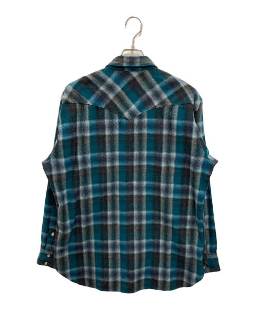 PENDLETON（ペンドルトン）PENDLETON (ペンドルトン) ウエスタンチェックボードシャツ グリーン サイズ:SIZE XL LONGの古着・服飾アイテム