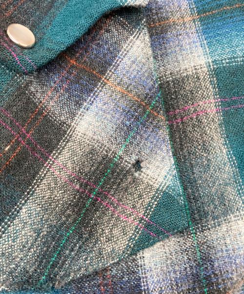 PENDLETON（ペンドルトン）PENDLETON (ペンドルトン) ウエスタンチェックボードシャツ グリーン サイズ:SIZE XL LONGの古着・服飾アイテム