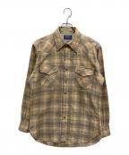 PENDLETONペンドルトン）の古着「ウエスタンボードシャツ」｜ベージュ