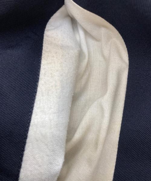 Aquascutum（アクアスキュータム）Aquascutum (アクアスキュータム) JOURNAL STANDARD (ジャーナルスタンダード) EX WOOL GABARDINE BALMACHAN COAT ネイビー サイズ:38の古着・服飾アイテム