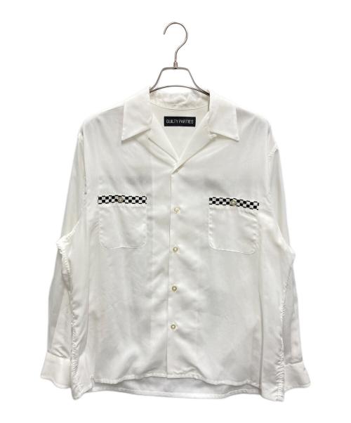 WACKO MARIA（ワコマリア）WACKO MARIA (ワコマリア) SHITCHING SHIRT ホワイト サイズ:Lの古着・服飾アイテム