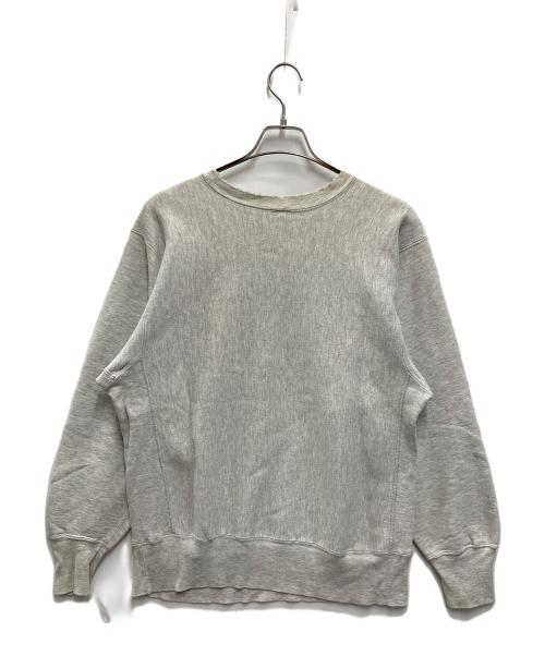 Champion REVERSE WEAVE（チャンピオン リバース ウィーブ）Champion REVERSE WEAVE (チャンピオン リバース ウィーブ) カレッジクルネックスウェット グレー サイズ:Lの古着・服飾アイテム