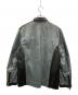 adidas (アディダス) レザージャケット グレー×ブラック サイズ:SIZE XO：25000円