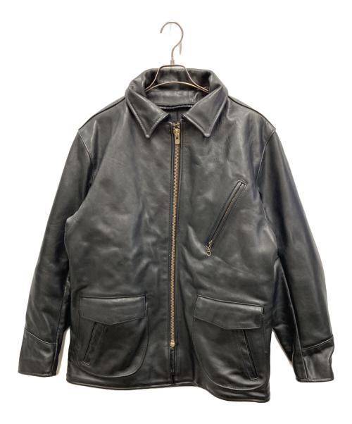 VANSON（バンソン）VANSON (バンソン) MODEL J カーコート ブラック サイズ:SIZE 44の古着・服飾アイテム