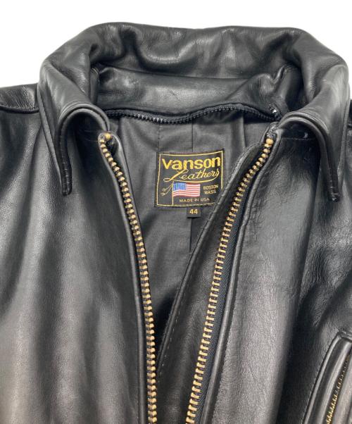 VANSON（バンソン）VANSON (バンソン) MODEL J カーコート ブラック サイズ:SIZE 44の古着・服飾アイテム