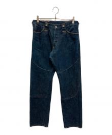 SEVENSON OVERALL（スティーブンソンオーバーオール）の古着「デニムパンツ」｜インディゴ