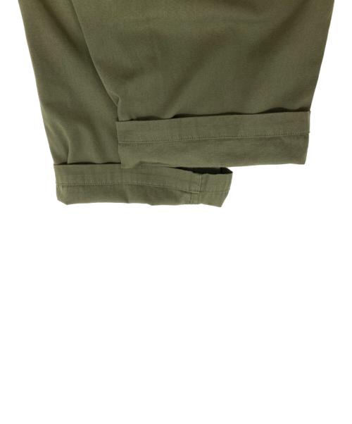 NIGEL CABOURN（ナイジェルケーボン）NIGEL CABOURN (ナイジェルケーボン) PLEATS WIDE PANT オリーブ サイズ:36の古着・服飾アイテム