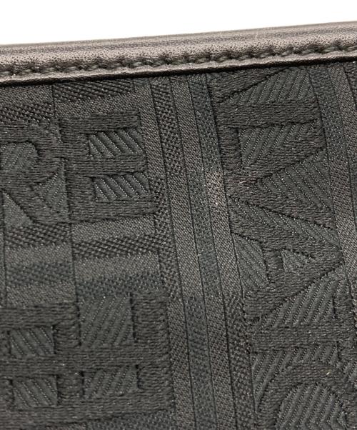 Salvatore Ferragamo（サルヴァトーレ フェラガモ）Salvatore Ferragamo (サルヴァトーレ フェラガモ) ナイロン レザー切替 ショルダーバッグ ブラックの古着・服飾アイテム