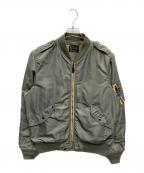 AVIREXアヴィレックス）の古着「L-2B VINTAGE フライトジャケット」｜オリーブ