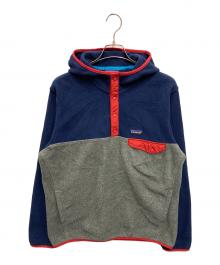 Patagonia（パタゴニア）の古着「Synchilla Snap-T Hoody」｜ネイビー×グレー