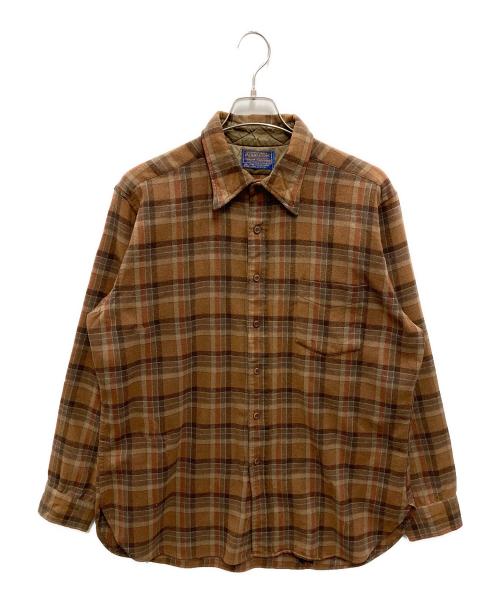 PENDLETON（ペンドルトン）PENDLETON (ペンドルトン) 【古着】チェックボードシャツ ブラウン サイズ:XLの古着・服飾アイテム