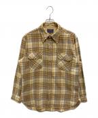 PENDLETONペンドルトン）の古着「【古着】チェックボードシャツ」｜ベージュ