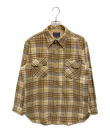 PENDLETON（ペンドルトン）の古着「【古着】チェックボードシャツ」｜ベージュ