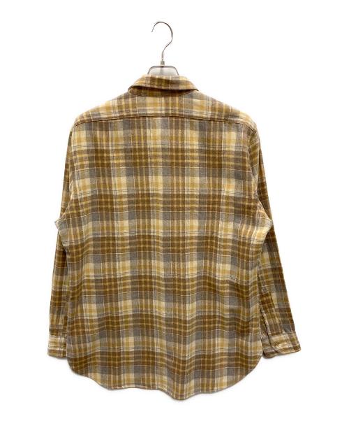 PENDLETON（ペンドルトン）PENDLETON (ペンドルトン) 【古着】チェックボードシャツ ベージュ サイズ:Lの古着・服飾アイテム