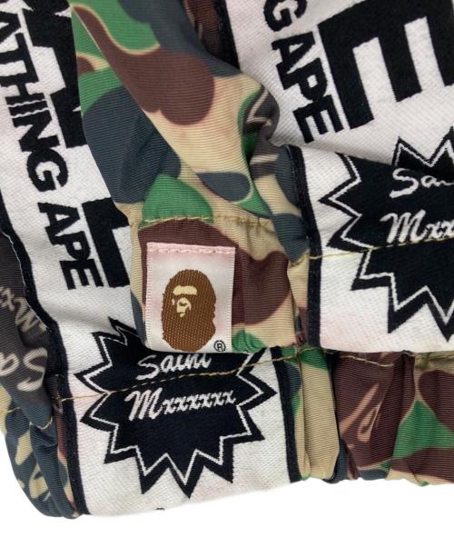 A BATHING APE（アベイシングエイプ）A BATHING APE (アベイシングエイプ) SAINT MICHAEL (セントマイケル) AP TRACK PNT / ST APE / CAMO グリーン サイズ:Sの古着・服飾アイテム