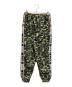 A BATHING APE（アベイシングエイプ）の古着「AP TRACK PNT / ST APE / CAMO」｜グリーン