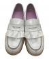 COMME des GARCONS tricot (コムデギャルソントリコ) シャーリングフリルローファー ホワイト サイズ:22.5：8000円