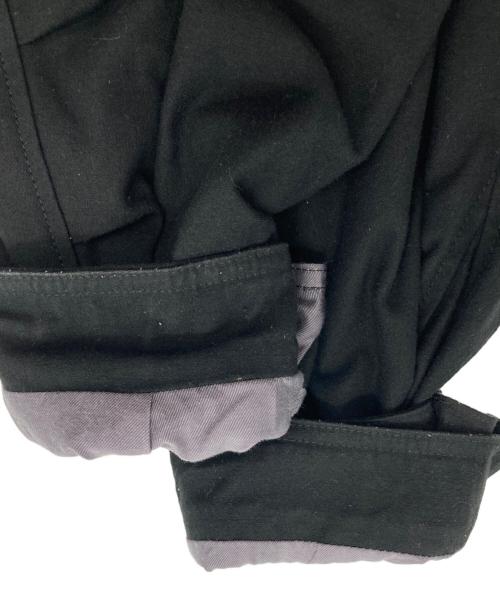 CALEE（キャリー）CALEE (キャリー) ヴィンテージ サテンバック ミリタリーコート ブラック サイズ:Lの古着・服飾アイテム