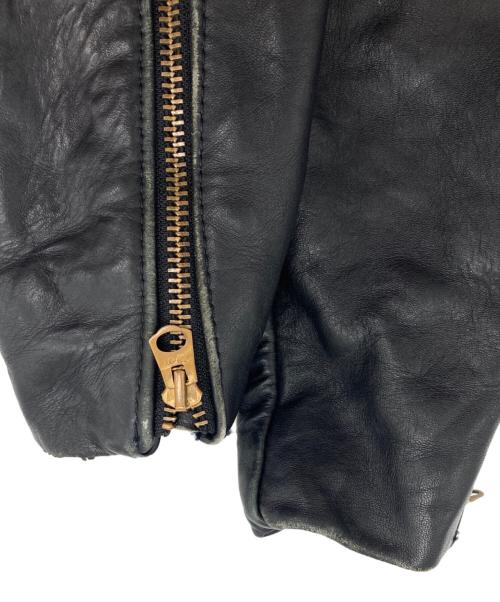 VANSON（バンソン）VANSON (バンソン) シングルライダースジャケット ブラック サイズ:SIZE 36の古着・服飾アイテム