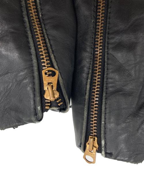 VANSON（バンソン）VANSON (バンソン) シングルライダースジャケット ブラック サイズ:SIZE 36の古着・服飾アイテム