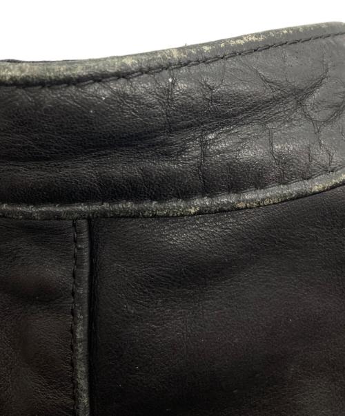 VANSON（バンソン）VANSON (バンソン) シングルライダースジャケット ブラック サイズ:SIZE 36の古着・服飾アイテム
