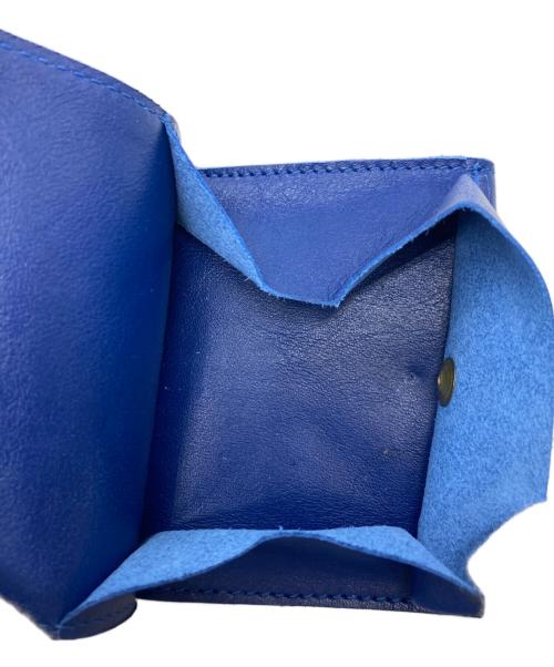 IL BISONTE（イル ビゾンテ）IL BISONTE (イル ビゾンテ) レザー3つ折り財布 ブルーの古着・服飾アイテム