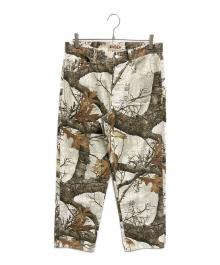 stussy（ステューシー）の古着「BIG OL JEAN REALTREE EDGE Vintage Loose Fit Denim」｜ホワイト×ブラウン