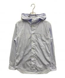 COMME des GARCONS HOMME DEUX（コムデギャルソン オム ドゥ）の古着「綿ブロードストライプ」｜ブルー