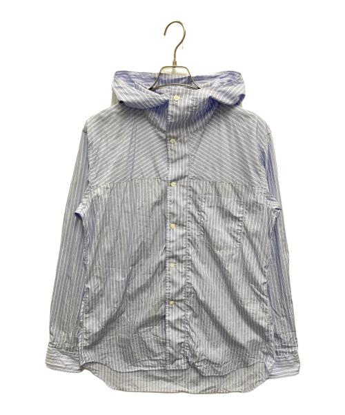 COMME des GARCONS HOMME DEUX（コムデギャルソン オム ドゥ）COMME des GARCONS HOMME DEUX (コムデギャルソン オム ドゥ) 綿ブロードストライプ ブルー サイズ:Lの古着・服飾アイテム