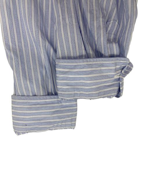 COMME des GARCONS HOMME DEUX（コムデギャルソン オム ドゥ）COMME des GARCONS HOMME DEUX (コムデギャルソン オム ドゥ) 綿ブロードストライプ ブルー サイズ:Lの古着・服飾アイテム