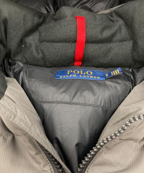 POLO RALPH LAUREN（ポロ・ラルフローレン）POLO RALPH LAUREN (ポロ・ラルフローレン) ポニー刺繍ダウンジャケット グレー サイズ:Sの古着・服飾アイテム