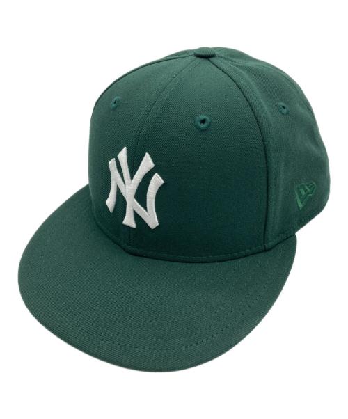 New Era（ニューエラ）New Era (ニューエラ) KITH (キス) フラワー刺繍 キャップ グリーン サイズ:7 1/2の古着・服飾アイテム