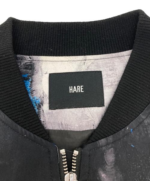 HARE（ハレ）HARE (ハレ) MAO KAWASAKI ニホンガソウガラショートMA-1 ブラック サイズ:FREEの古着・服飾アイテム