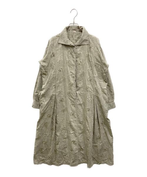 OUTIL（ウティ）OUTIL (ウティ) シャツワンピース グレー サイズ:1の古着・服飾アイテム
