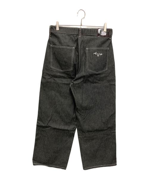 ANTIMID（アンチミッド）ANTIMID (アンチミッド) ブラックデニムパンツ インディゴ サイズ:Lの古着・服飾アイテム