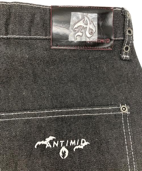 ANTIMID（アンチミッド）ANTIMID (アンチミッド) ブラックデニムパンツ インディゴ サイズ:Lの古着・服飾アイテム