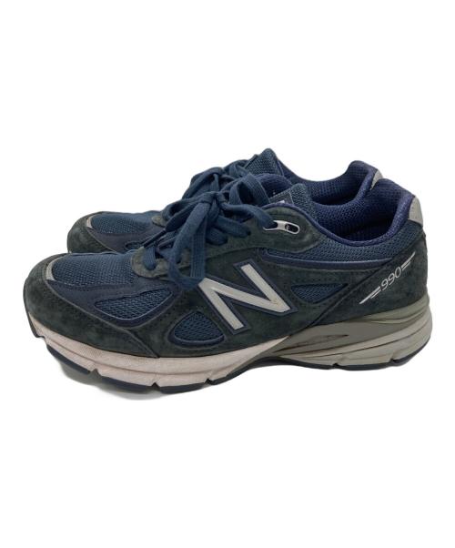NEW BALANCE（ニューバランス）NEW BALANCE (ニューバランス) ローカットスニーカー ネイビー サイズ:24㎝の古着・服飾アイテム