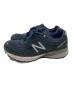 NEW BALANCE (ニューバランス) ローカットスニーカー ネイビー サイズ:24㎝：8000円