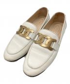 TOD'Sトッズ）の古着「ケイトレザーローファー」｜ホワイト