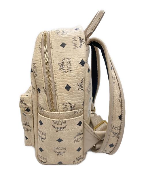 MCM（エムシーエム）MCM (エムシーエム) クラシック ラビット ヴィセトス ミニ バックパック ベージュの古着・服飾アイテム