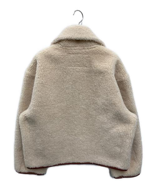 NKNIT（ンニット）NKNIT (ンニット) vegan mouton half zip Jacket アイボリー サイズ:SIZE 0の古着・服飾アイテム