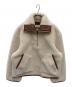 NKNIT（ンニット）の古着「vegan mouton half zip Jacket」｜アイボリー