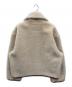 NKNIT (ンニット) vegan mouton half zip Jacket アイボリー サイズ:SIZE 0：10000円