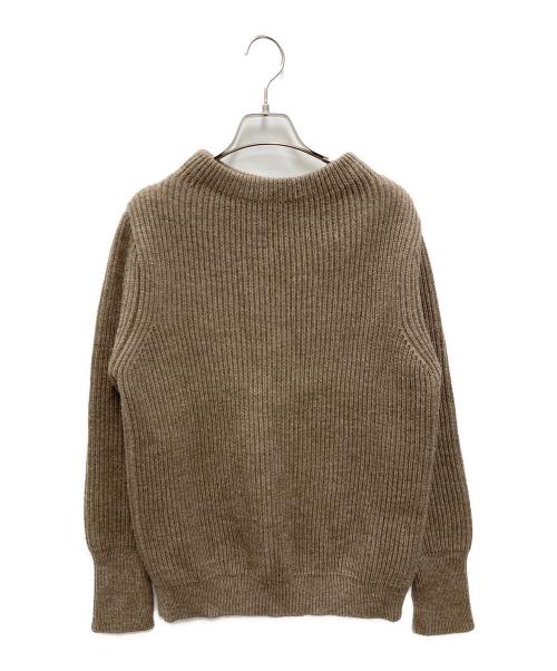ANDERSEN-ANDERSEN（アンデルセン アンデルセン）Andersen-Andersen (アンデルセン アンデルセン) ウール リブニット ブラウン サイズ:Sの古着・服飾アイテム