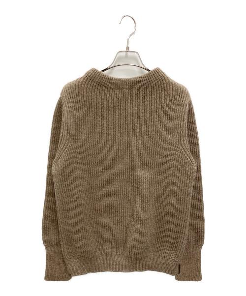 ANDERSEN-ANDERSEN（アンデルセン アンデルセン）Andersen-Andersen (アンデルセン アンデルセン) ウール リブニット ブラウン サイズ:Sの古着・服飾アイテム